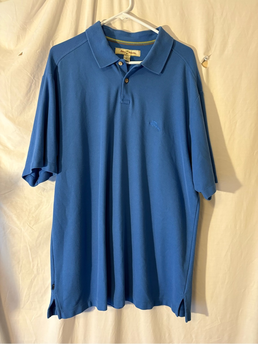 Tommy Bahama Blue Polo Shirt with Subtle Logo